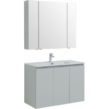 Комплект мебели Aquanet Алвита New 274198 100 серый