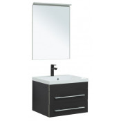 Комплект мебели Aquanet Верона 58 281103 черный матовый