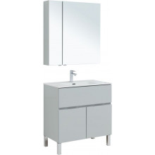 Комплект мебели Aquanet Алвита New 274211 80 серый