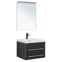 Комплект мебели для ванной Aquanet Верона New 287636 58 черный матовый
