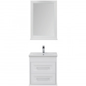 Комплект мебели Aquanet Бостон 210629 60 белый матовый