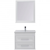 Комплект мебели Aquanet Бостон 210630 80 белый матовый