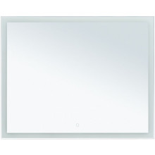 Зеркало Aquanet Гласс 274009 120x80 с подсветкой белый глянец