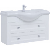 Тумба под раковину Aquanet Монте 303999 105 белый матовый
