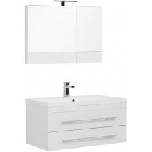 Комплект мебели для ванной Aquanet Нота 287702 90 белый