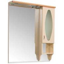 Зеркальный шкаф Aquanet Греко 100830 100 с подсветкой бежевый бук