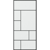 Душевая перегородка Bravat BlackLine 90 BG090.6414B 267270 черный/прозрачное