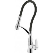 Смеситель для кухни Bravat F7420453CP 285839 черный/хром