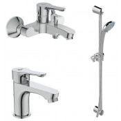 Набор смесителей Ideal Standard Alpha BD004AA 258210 хром