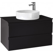 Тумба под раковину Jacob Delafon Madeleine EB2083-J53 307756 80 с подсветкой черный матовый