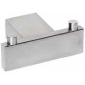 Крючок двойной для ванной Mediclinics Harmonia AI2418CS, нержавеющая сталь, поверхность: матовая