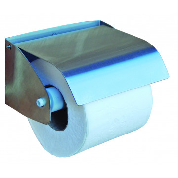 Держатель туалетной бумаги Mediclinics medisteel AI0129CS с крышкой, нержавеющая сталь, матовая поверхность