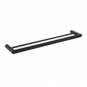 Двойной полотенцесушитель, Mediclinics AI1311B, нержавеющая сталь AISI 304, черный