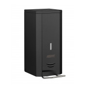 Диспенсер жидкого мыла Mediclinics DJP0034B настенный, механическое управление, объем: 1,5 л, нержавеющая сталь, цвет: матовый черный