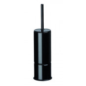 Держатель щетки для унитаза, щетка из сизального волокна, Mediclinics ES0010B, монтажная пластина для крепления к стене, нержавеющая сталь AISI 304, матовый черный (эпокс. краска).