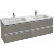 Тумба с раковиной Jacob Delafon Vox EB2020-RA-N29/EXAA112-Z-00 140 серая кожа