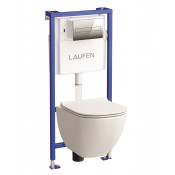 Унитаз с инсталляцией Laufen Basal VPACK 6.2071.2.004.000.3 белый