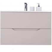 Тумба с раковиной Orange Line Li-80TuL+Ra 277112 80 бежевый матовый