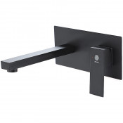 Смеситель для раковины Orange Lutz M04-722b 277045 черный матовый