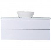 Тумба с раковиной Orange Otto Ot-100TuGLASS+B08-360W 302453 100 белый