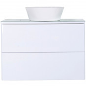 Тумба с раковиной Orange Otto Ot-75TuGLASS+B08-360W 302452 75 белый