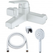 Смеситель для ванны Orange OneLife P02-300w 277030 белый матовый