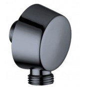 Шланговое подключение Paffoni ZACC130NKN никель черный