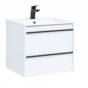 Тумба с раковиной Aquanet Lino 60 271943 белый матовый