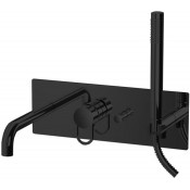 Смеситель для ванны Paffoni Joker JK001NO 285630 черный матовый