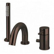 Смеситель на борт ванны Paffoni Light LIG047NKNSP 266776 черный никель