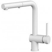 Смеситель для кухни Paffoni Light  LIG285BO-MET 267113 белый матовый