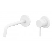 Смеситель для раковины Paffoni Light LIG106BO70 293239 белый матовый