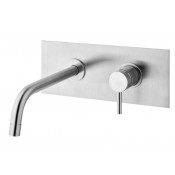 Смеситель для раковины Paffoni Light LIG106ST 293247 сталь