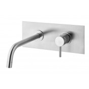 Смеситель для раковины Paffoni Light LIG104ST 293225 сталь