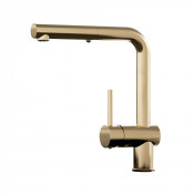 Смеситель для кухни Paffoni Light LIG285HGSP-MET 265958 золото матовое