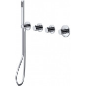 Смеситель с термостатом Paffoni Modular Box MDE000ST 285934 сталь