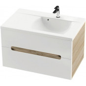 Тумба под умывальник Ravak SD 800-L Classic II X000000912 латте/белая