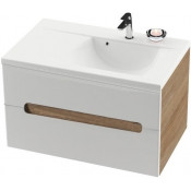 Тумба под умывальник Ravak SD 800-L Classic II X000000913 каппучино/белая