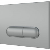 Кнопка смыва OWL 1975 Mercury Chrome Matt для инсталляции Hasvik (Хасвик), ABS пластик