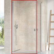 Душевая дверь Ravak Chrome CRV1-100 1QVA0U01Z1 сатин/транспарент