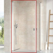 Душевая дверь Ravak Chrome CRV1-90 1QV70101Z1 белый/транспарент