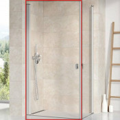 Душевая дверь Ravak Chrome CRV1-80 1QV40U01Z1 сатин/транспарент