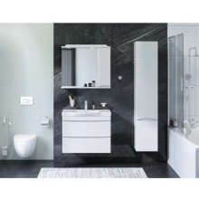 Комплект ванны AM.PM Like UK80OB 170x70 с каркасом, унитазом, инсталляцией, душевой системой, шторкой на ванну, мебелью и аксессуарами