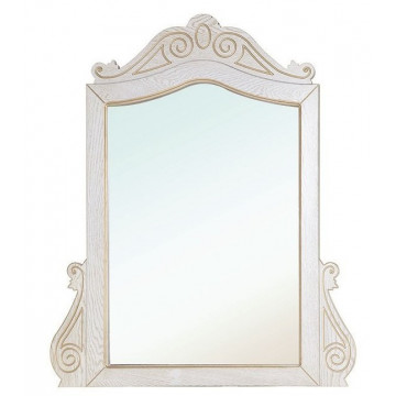 Зеркало Bellezza Аврора 3728 115 с подогревом белый/золото