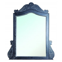 Зеркало Bellezza Аврора 3729 115 с подогревом черный/серебро