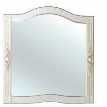 Зеркало Bellezza Жардин 5373 100 с подогревом белый/золото