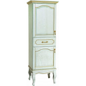 Шкаф-пенал Bellezza Рим 4293 60 R белый/золото