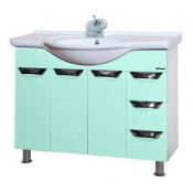 Тумба под раковину Bellezza Белла Люкс 1301 105 салатовый