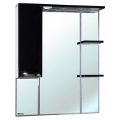 Зеркальный шкаф Bellezza Белла Люкс 1036 85 L с подсветкой черный