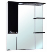 Зеркальный шкаф Bellezza Белла Люкс 1036 85 L с подсветкой черный